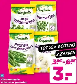PLUS Alle Bonduelle Vriesverse groenten aanbieding