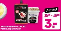 PLUS Alle Zuivelhoeve XXL fit Portieverpakkingen aanbieding