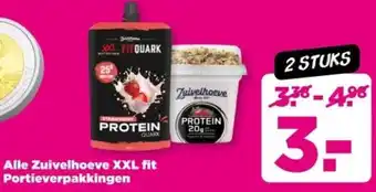 PLUS Alle Zuivelhoeve XXL fit Portieverpakkingen aanbieding