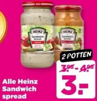 PLUS Alle Heinz Sandwich spread aanbieding