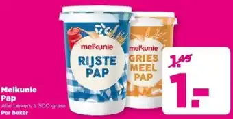 PLUS Melkunie Pap aanbieding