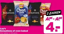 PLUS Lay's Sensations of oven baked aanbieding