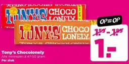 PLUS Tony's Chocolonely aanbieding