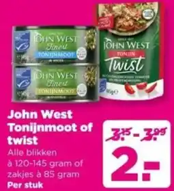 PLUS John West Tonijnmoot of twist aanbieding