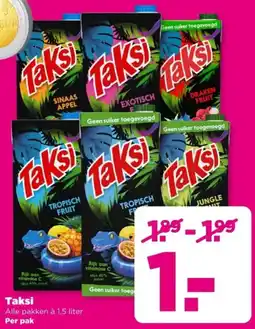 PLUS Taksi aanbieding