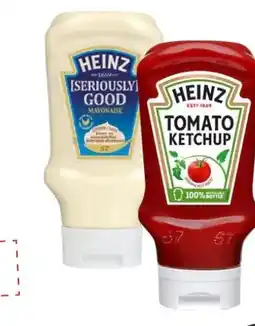 Budget Food Heinz Mayonaise of Tomato Ketchup aanbieding
