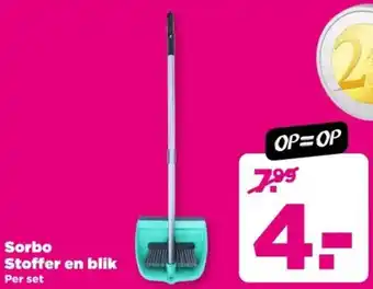 PLUS Sorbo Stoffer en blik aanbieding