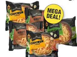Budget Food Asia's Best Noodles Chicken, Beef of Vegetable aanbieding