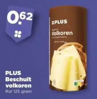 PLUS PLUS Beschuit volkoren aanbieding