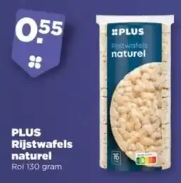 PLUS PLUS Rijstwafels naturel aanbieding