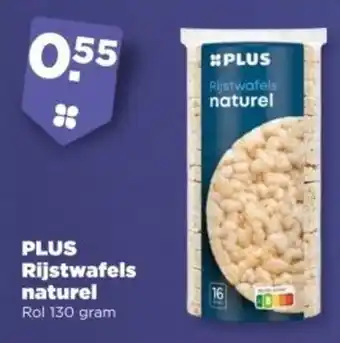PLUS PLUS Rijstwafels naturel aanbieding