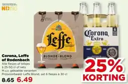 PLUS Corona, Leffe of Rodenbach aanbieding