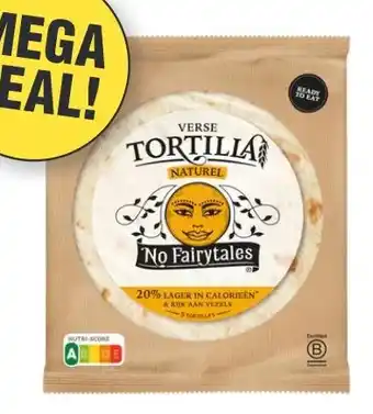 Budget Food No Fairytales Verse Tortilla aanbieding