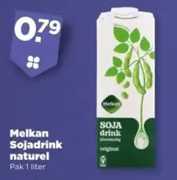PLUS Melkan Sojadrink naturel aanbieding
