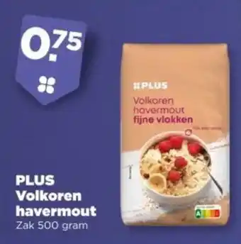 PLUS PLUS Volkoren havermout aanbieding