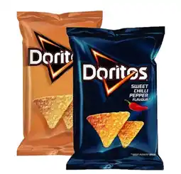 Budget Food Doritos Sweet Chili Pepper of Nacho Cheese aanbieding