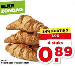 PLUS PLUS Roomboter croissant klein aanbieding