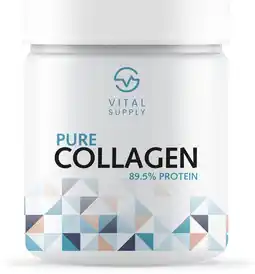 Bol.com Vital Supply - Collageen poeder hydrolysaat Type 1 met vitamine C en D aanbieding