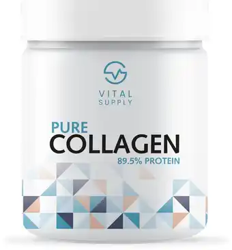 Bol.com Vital Supply - Collageen poeder hydrolysaat Type 1 met vitamine C en D aanbieding