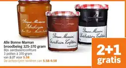 Albert Heijn Alle Bonne Maman broodbeleg aanbieding