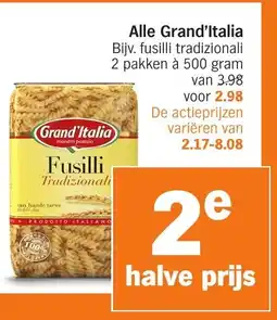 Albert Heijn Alle Grand'Italia aanbieding