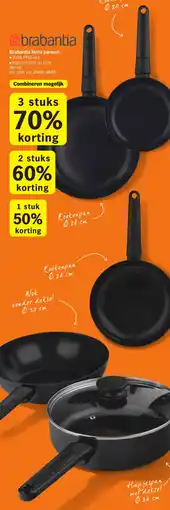 Albert Heijn Brabantia Nero pannen aanbieding