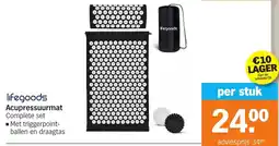Albert Heijn lifegoods Acupressuurmat Complete set aanbieding
