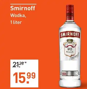 Albert Heijn Smirnoff Wodka aanbieding