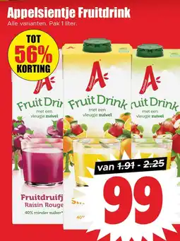 Dirk Appelsientje Fruitdrink aanbieding