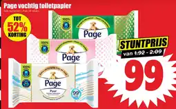 Dirk Page vochtig toiletpapier aanbieding
