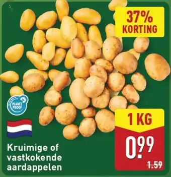 ALDI Kruimige of vastkokende aardappelen aanbieding
