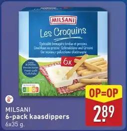 ALDI Milsani 6-pack kaasdippers aanbieding