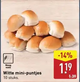 ALDI Witte mini puntjes aanbieding