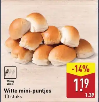 ALDI Witte mini puntjes aanbieding