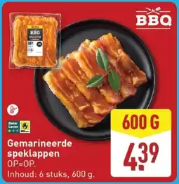 ALDI Gemarineerde speklappen aanbieding