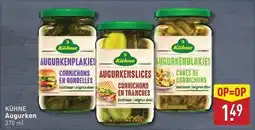 ALDI KÜHNE Augurken aanbieding