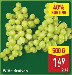 ALDI Witte druiven aanbieding