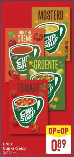 ALDI Unox Cup a Soup aanbieding