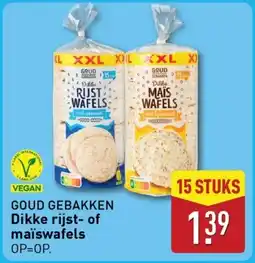 ALDI Goud gebakken Dikke rijst of maïswafels aanbieding