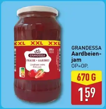 ALDI Grandessa Aardbeien jam aanbieding