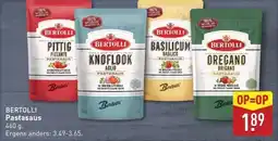 ALDI Bertolli Pastasaus aanbieding