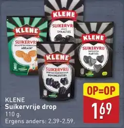 ALDI Klene Suikervrije drop aanbieding