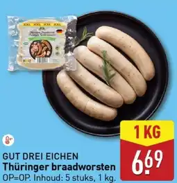 ALDI Thüringer braadworsten aanbieding