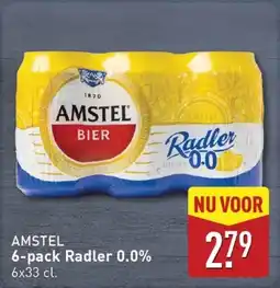ALDI AMSTEL 6-pack Radler 0.0% aanbieding