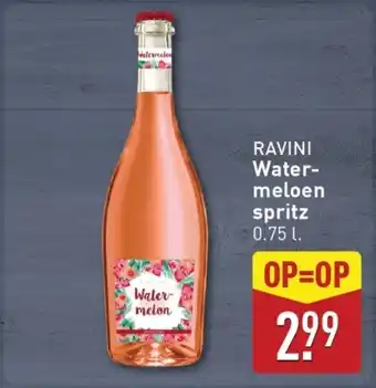 ALDI Ravini watermeloen spritz aanbieding
