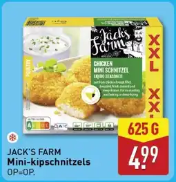 ALDI Jack's Farm Mini-kipschnitzels aanbieding