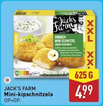 ALDI Jack's Farm Mini-kipschnitzels aanbieding