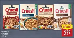 ALDI Quaker Cruesli aanbieding