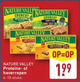 ALDI Nature valley Proteïne of haverrepen aanbieding