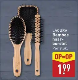 ALDI Lacura Bamboe haar borstel aanbieding